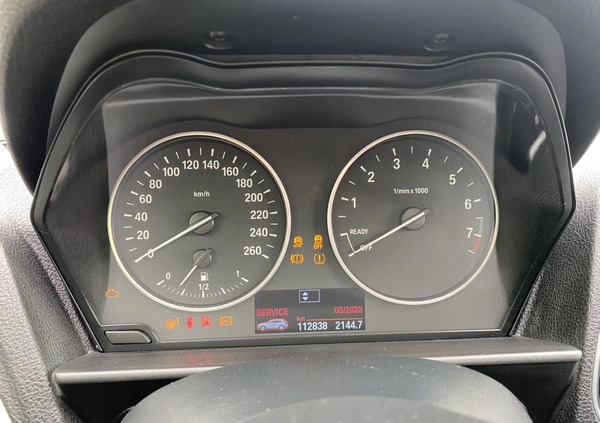 BMW Seria 1 cena 43900 przebieg: 112838, rok produkcji 2014 z Golina małe 742